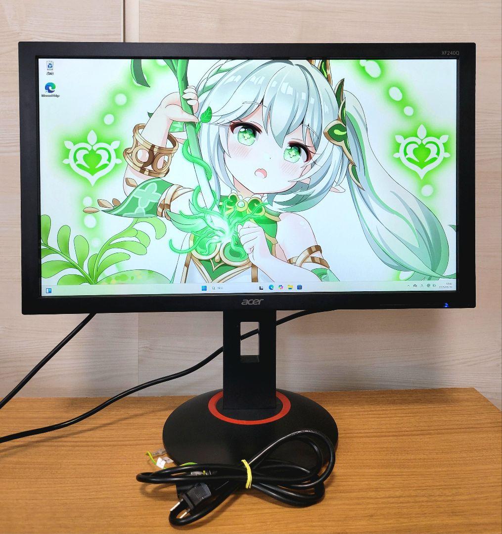 美品　Acer　ゲーミングディスプレイ XF240QSbmiiprx 23.6型