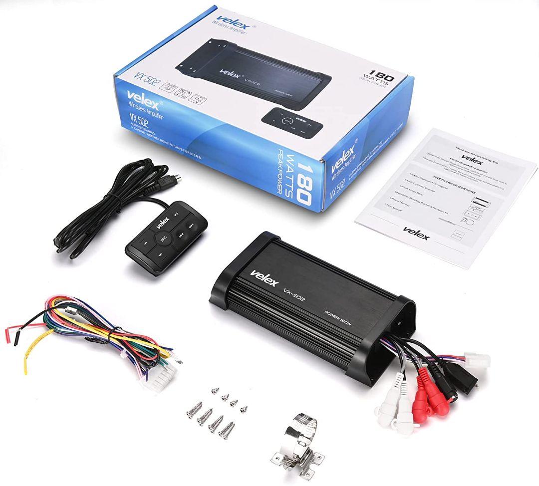 180Wモデル velex 防水 オーディオ マリン ブルートゥースアンプ