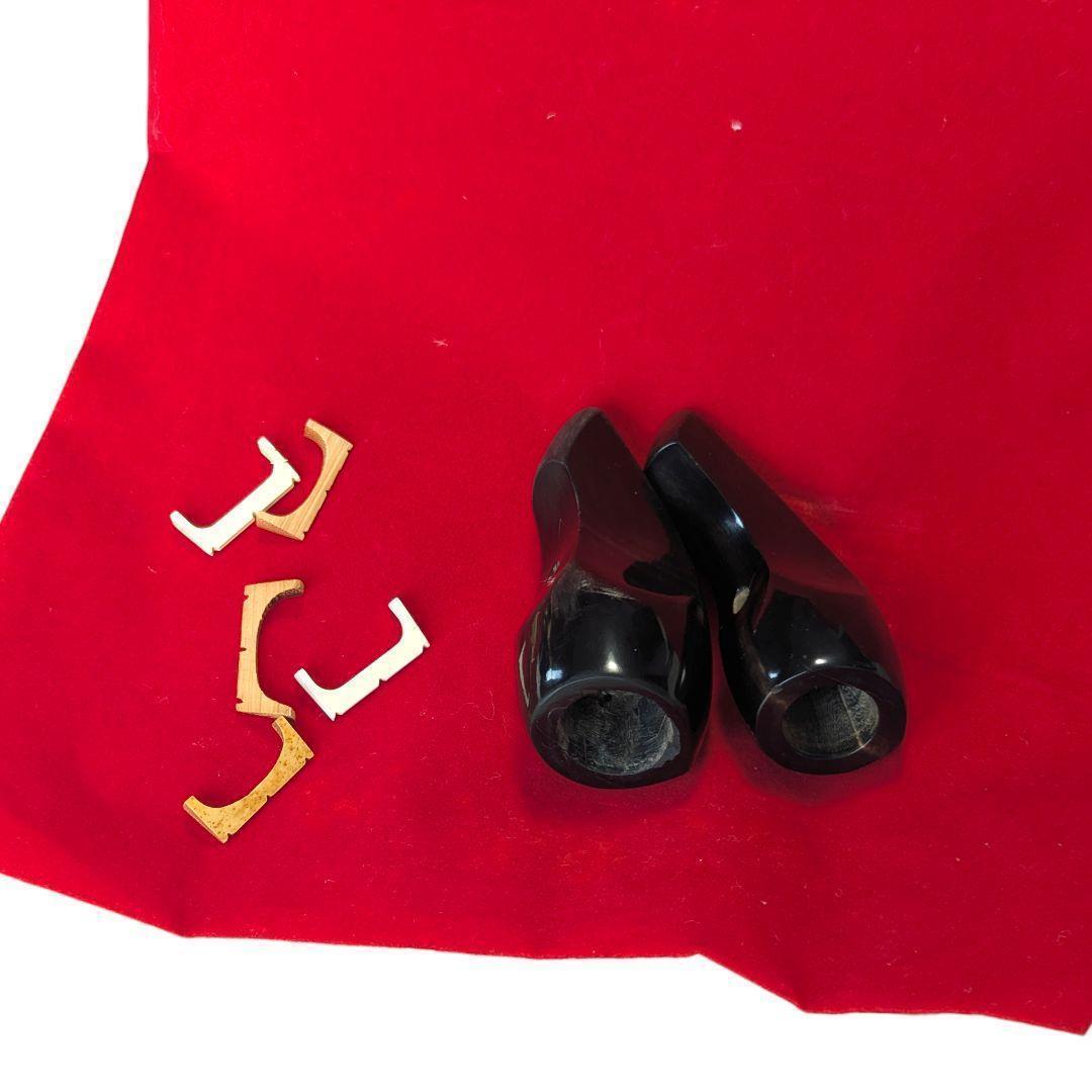 【極美品】沖縄 三線 本蛇革 強化張り 黒塗り棹 蛇皮 ハードケース 爪