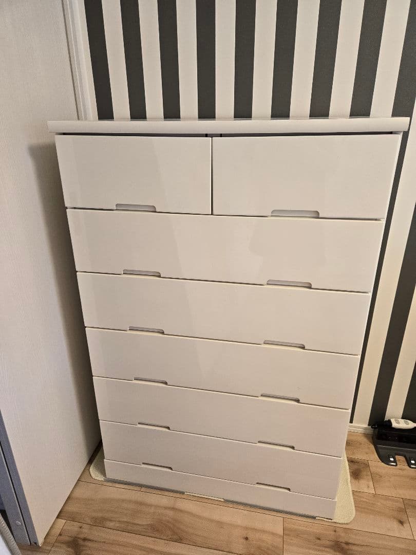 ニトリ ハイチェスト 6段 ホワイト