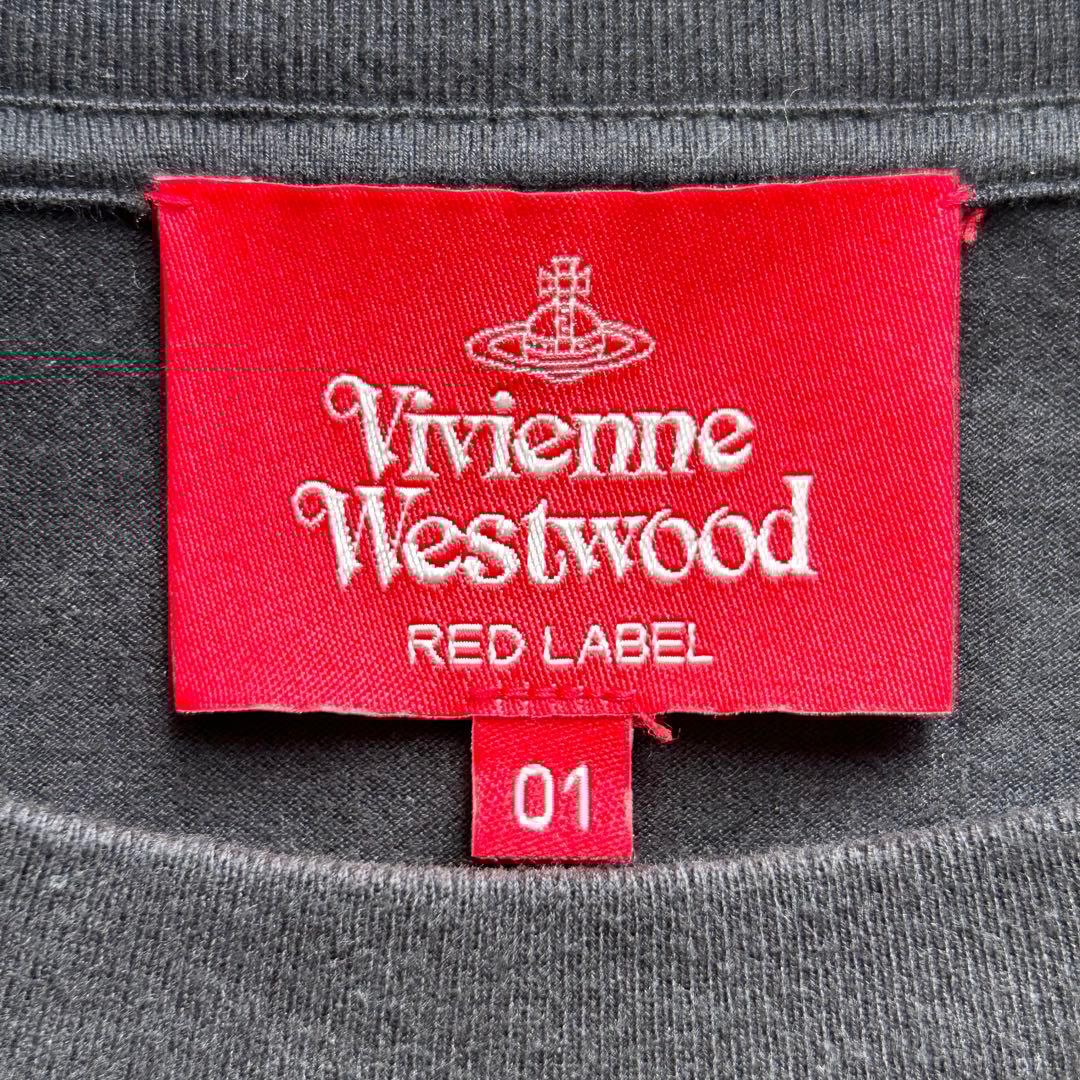 美品♡ ヴィヴィアンウエストウッド ロンT ふくろう 長袖 オーブ刺繍 黒 01