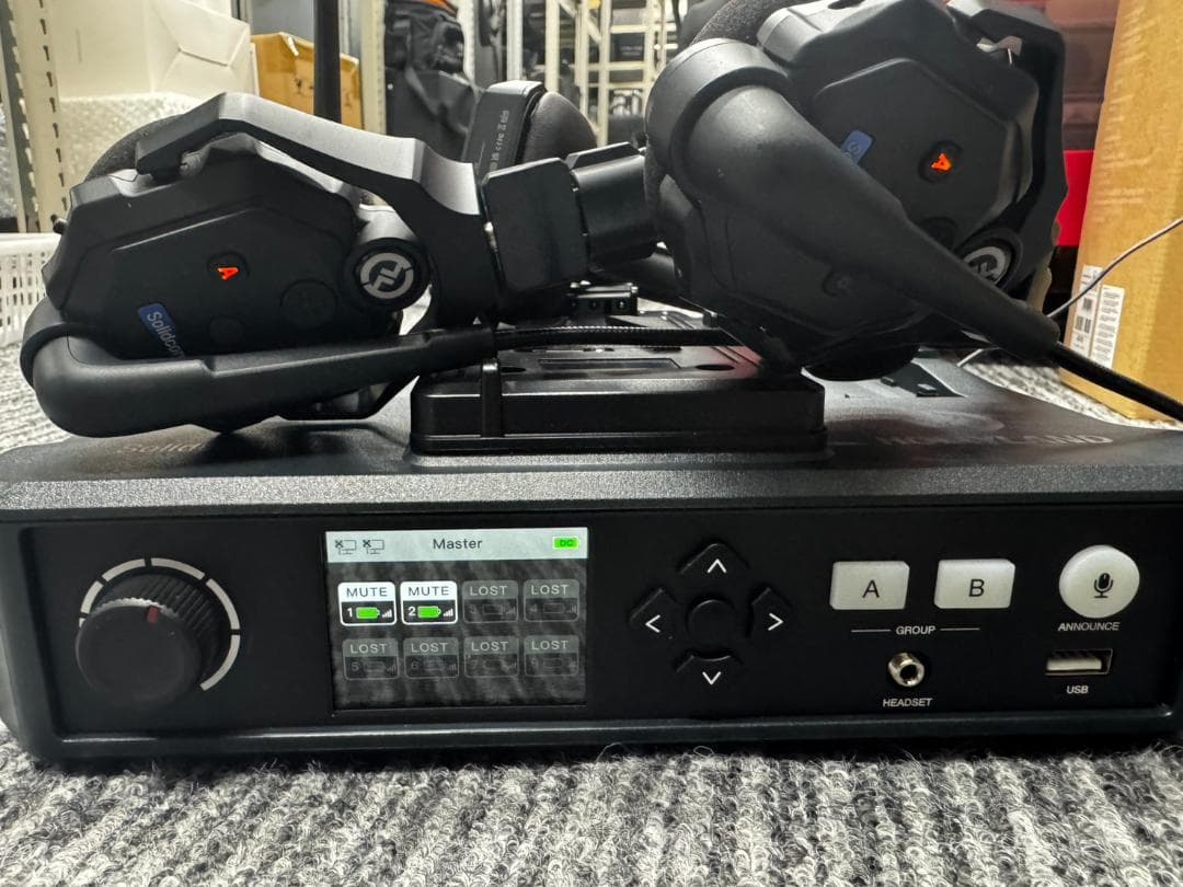 【動作確認済み】Hollyland SOLIDCOM C1 HUB + 2子機