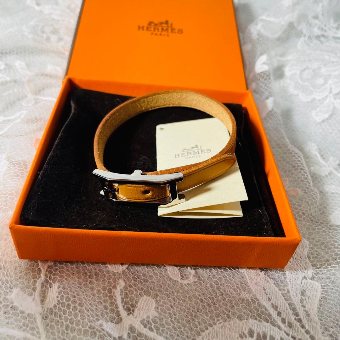 ❣️美品❣️エルメス　アピ3 ブレスレットベージュ ブレスレット　バングル