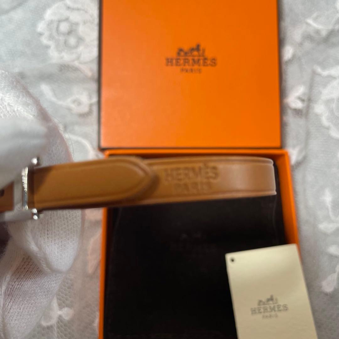 ❣️美品❣️エルメス　アピ3 ブレスレットベージュ ブレスレット　バングル