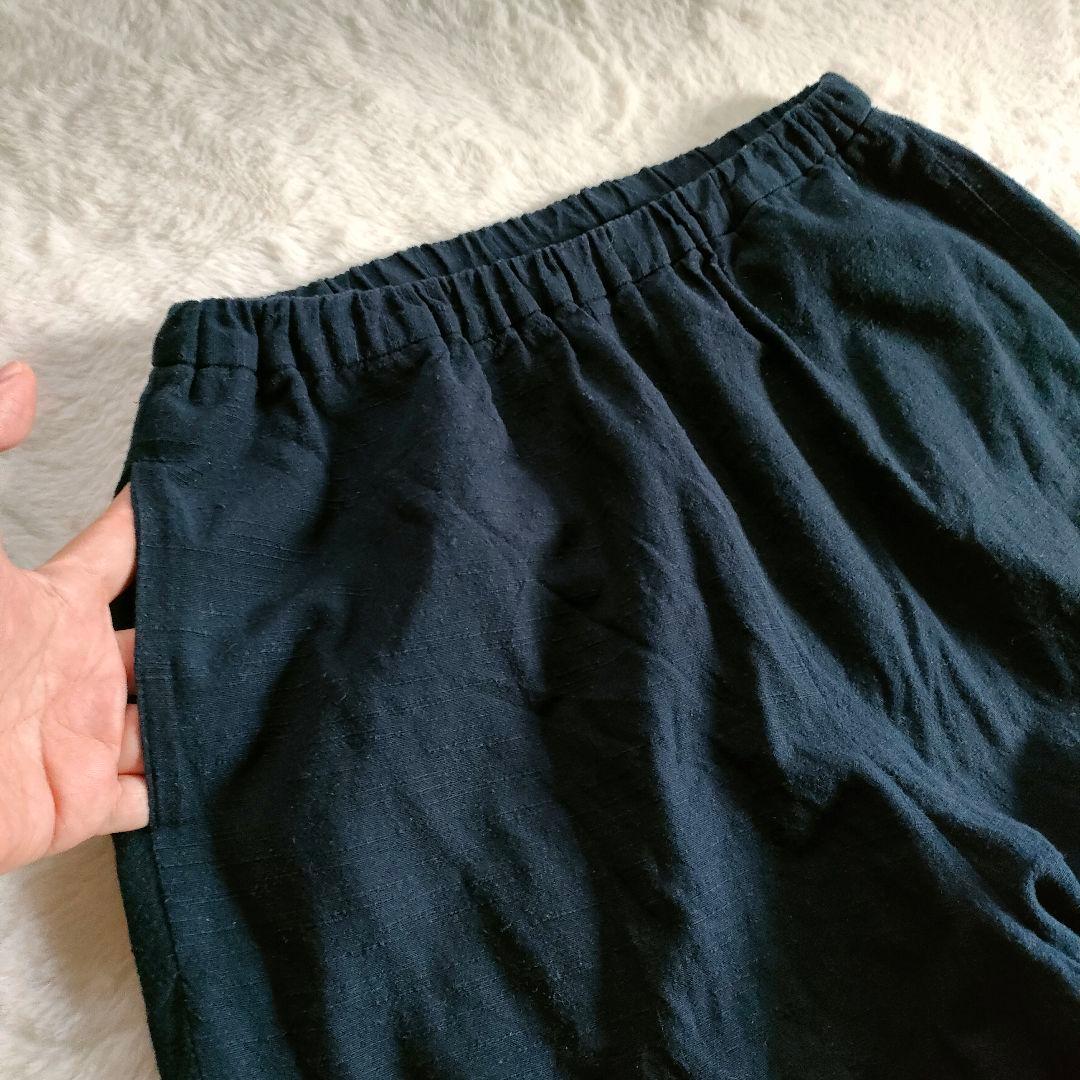 【✨極美品✨】ヤンマ産業◎会津木綿 イージーパンツ 濃紺