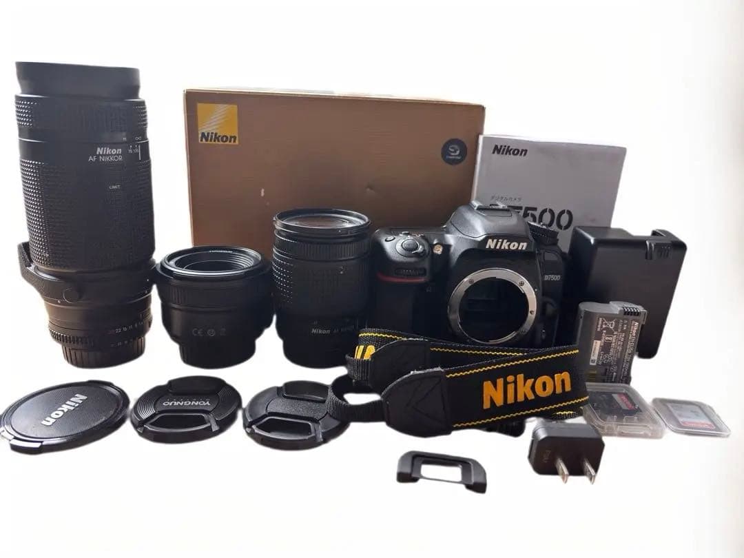 Nikon D7500 デジタル一眼レフカメラ レンズ付き
