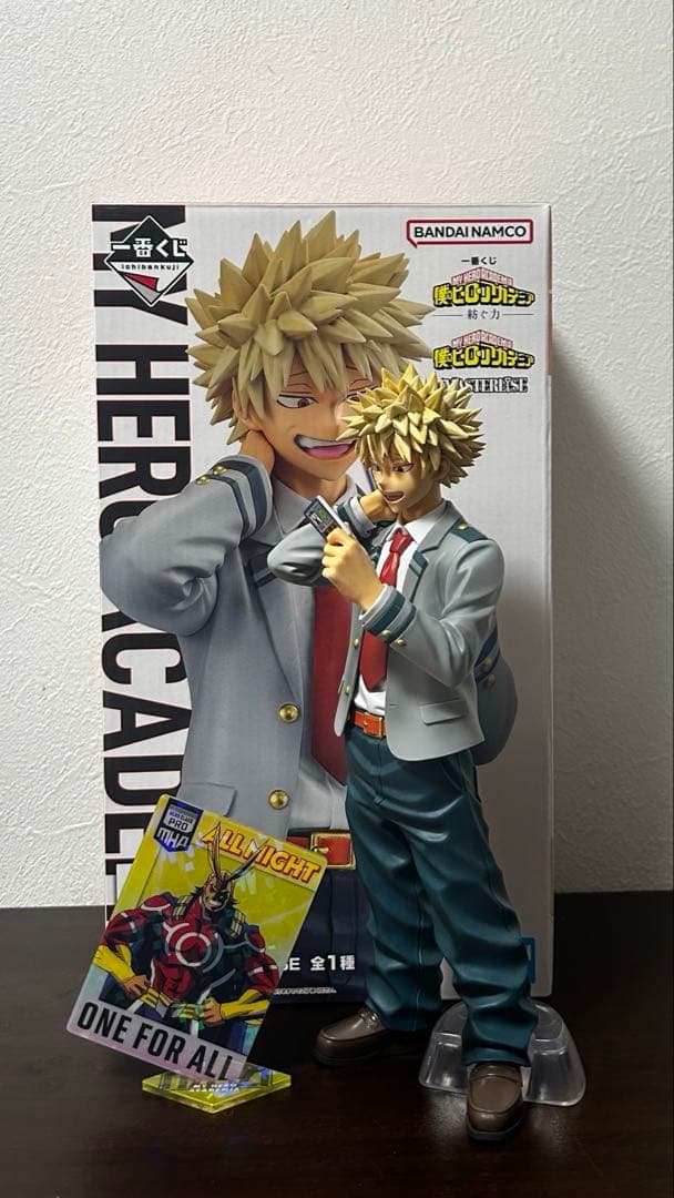 爆豪勝己 B賞 紡ぐ力 オールマイトカード付き