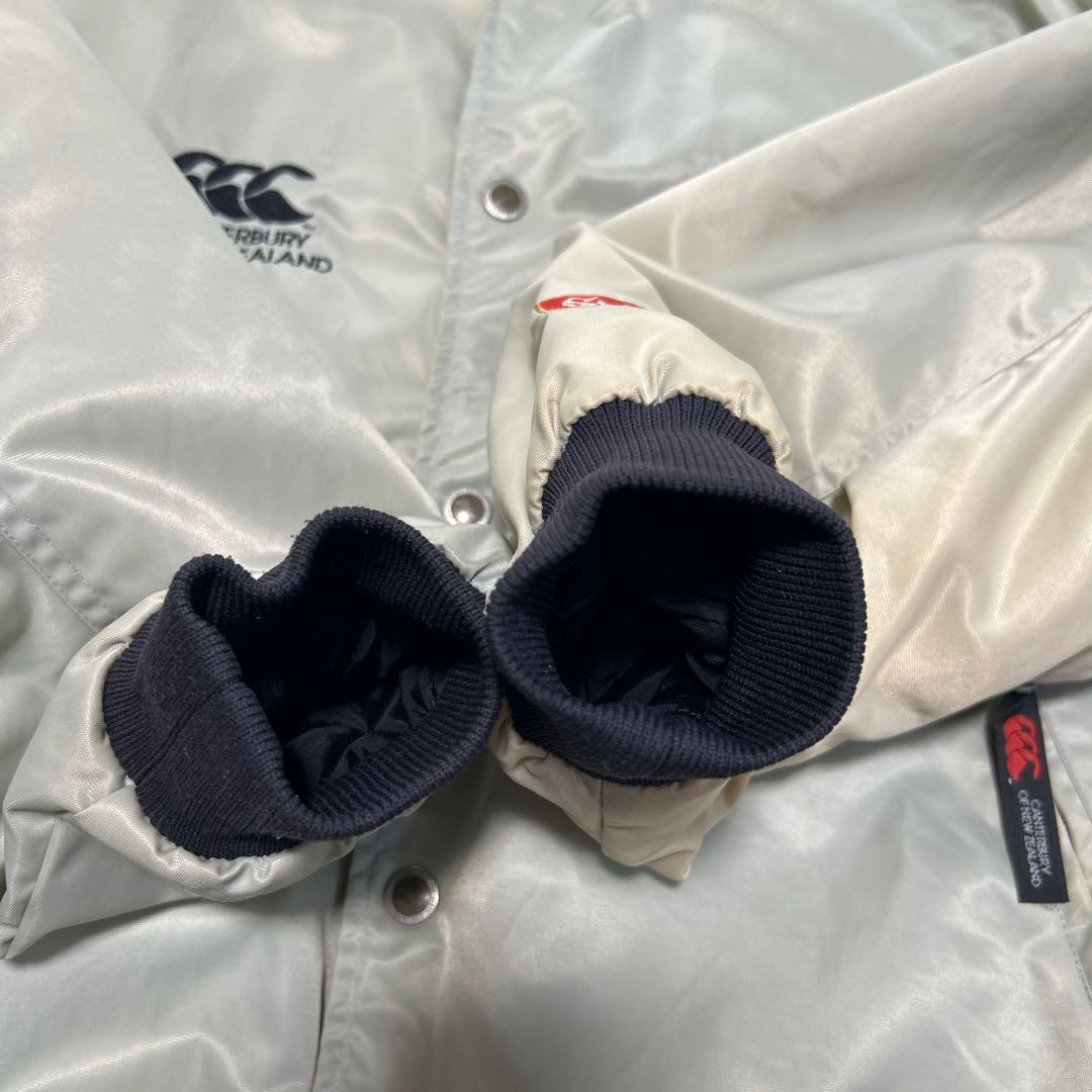 レア ラグビー オールブラックス カンタベリー製 中綿入りジャケット XL