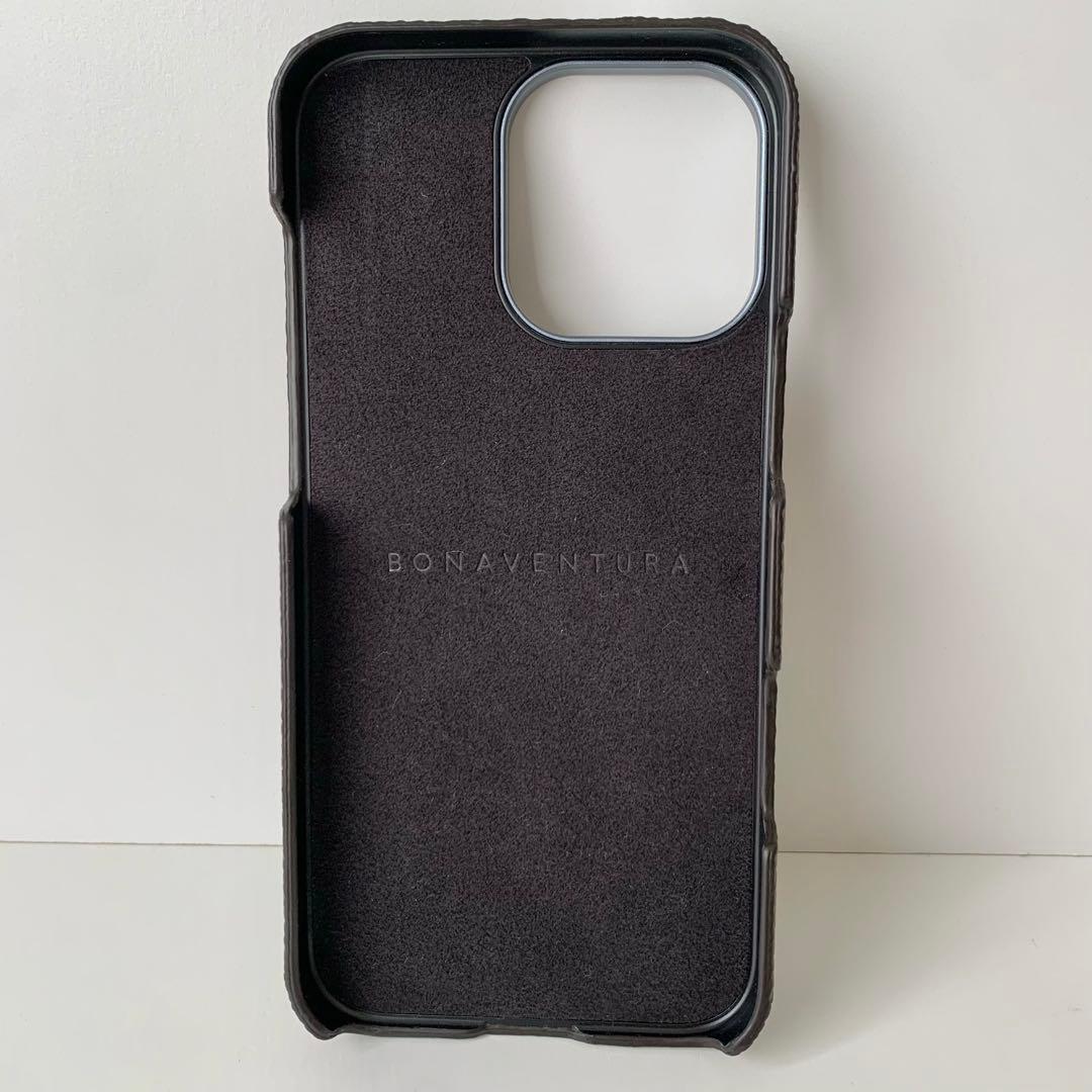 【BONAVENTURA】iPhoneケース 16 ProMAX エトープ　新品