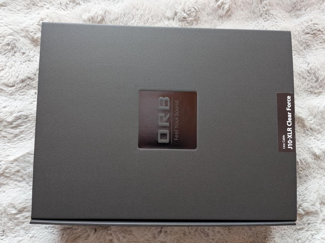 ORB J10-XLR Clear Force XLRケーブル(8m・ペア)