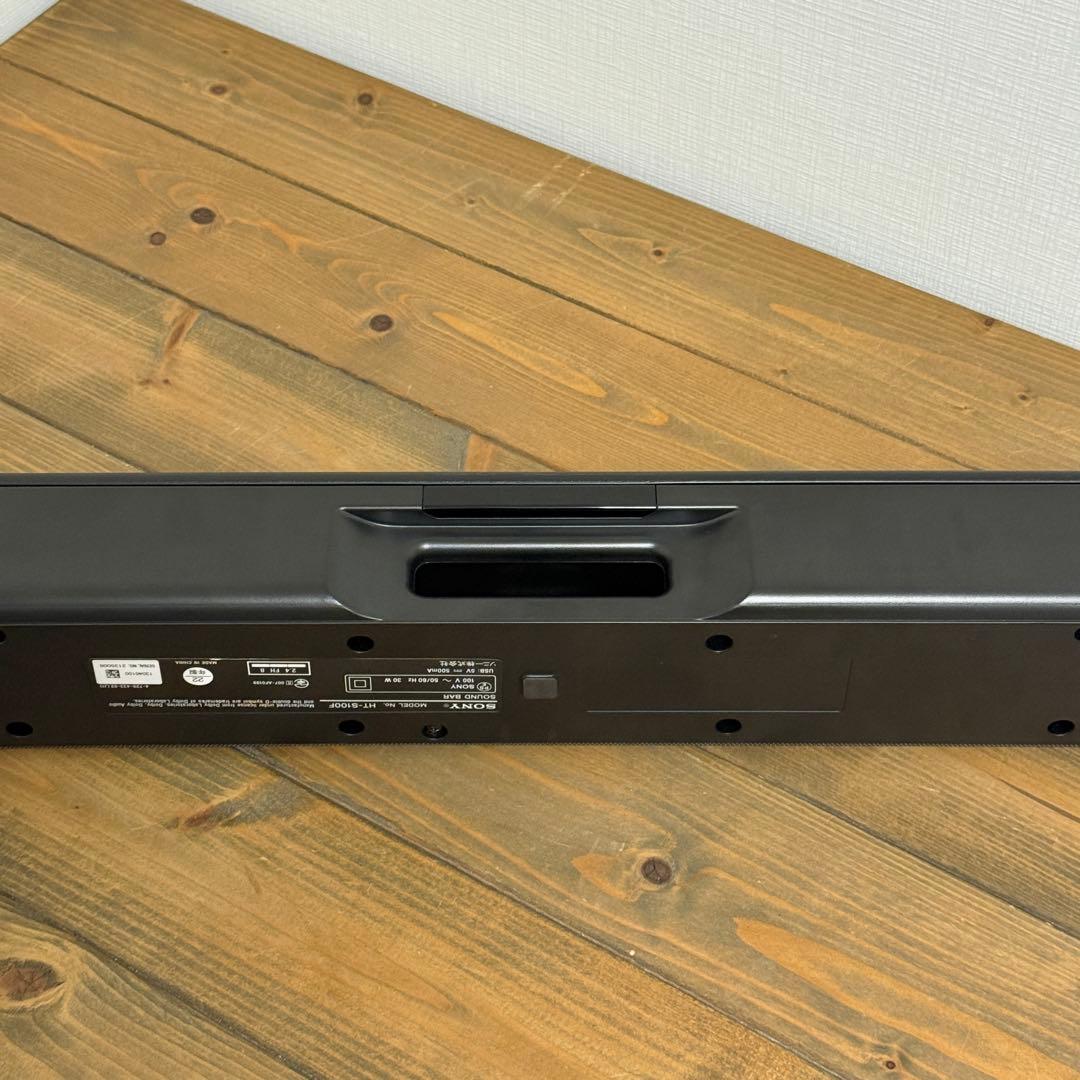 【美品】SONY ソニー 2022年製 サウンドバー HT-S100F ブラック