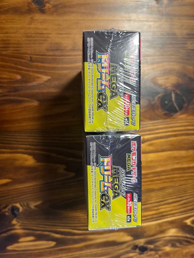 シュリンク付き ポケモンカード MEGA ドリーム ex ２BOX
