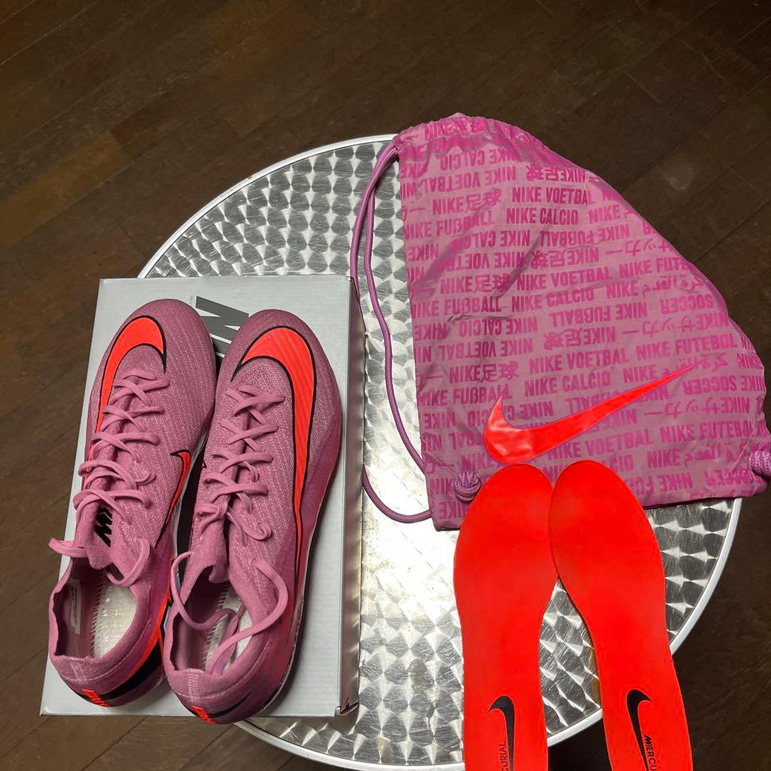 Nike Mercurial サッカーシューズ ピンク/オレンジ 28cm