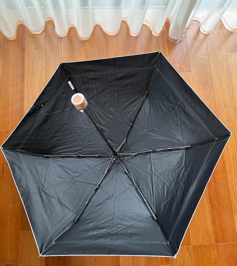 COKAGE+ 3段折りたたみ ラテベージュ×リリィホワイト日傘 東レ こかげ