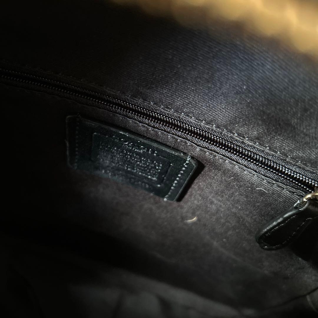 コーチ　リュック　ブラック