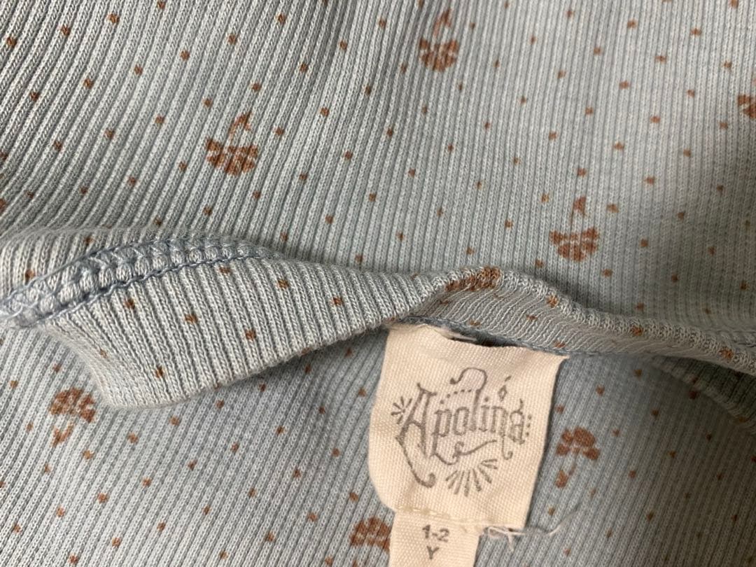 アポリナ　apolinakids パジャマ　セットアップ1-2y ブルー