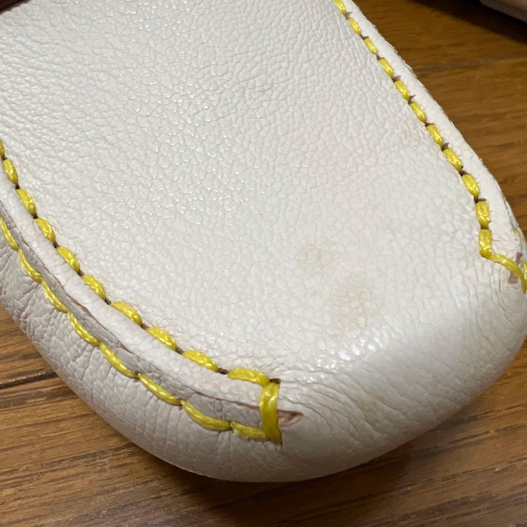 LOUIS VUITTON アイボリー ローファー靴　モカシンレディース　箱付