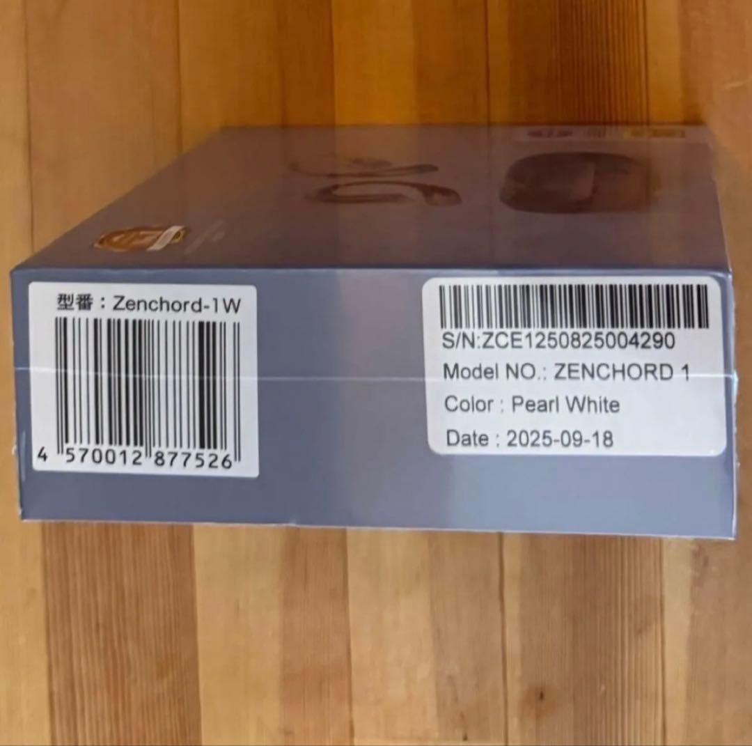 ラスト1個値下げ【新品未開封】Zenchord 1 AI議事録イヤホン ホワイト