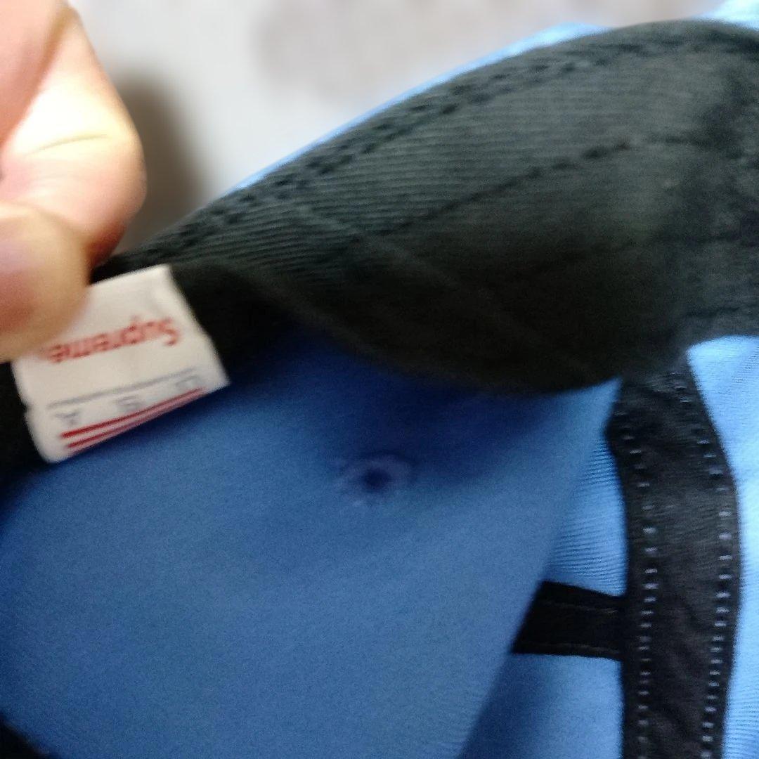 最終美品⭕️Supreme ライトブルー キャップ定価20000円