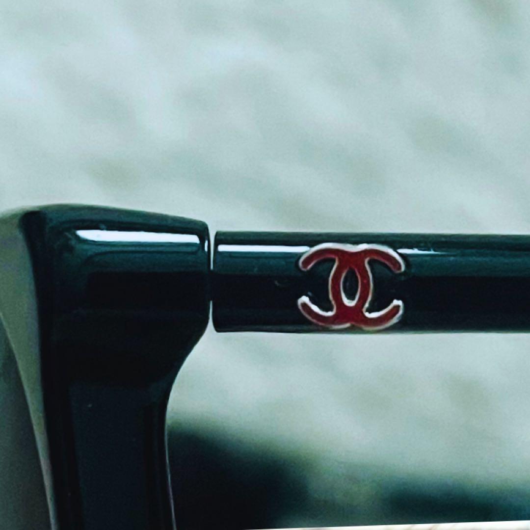 CHANEL ココマーク　キャットアイサングラス シャネルブラック