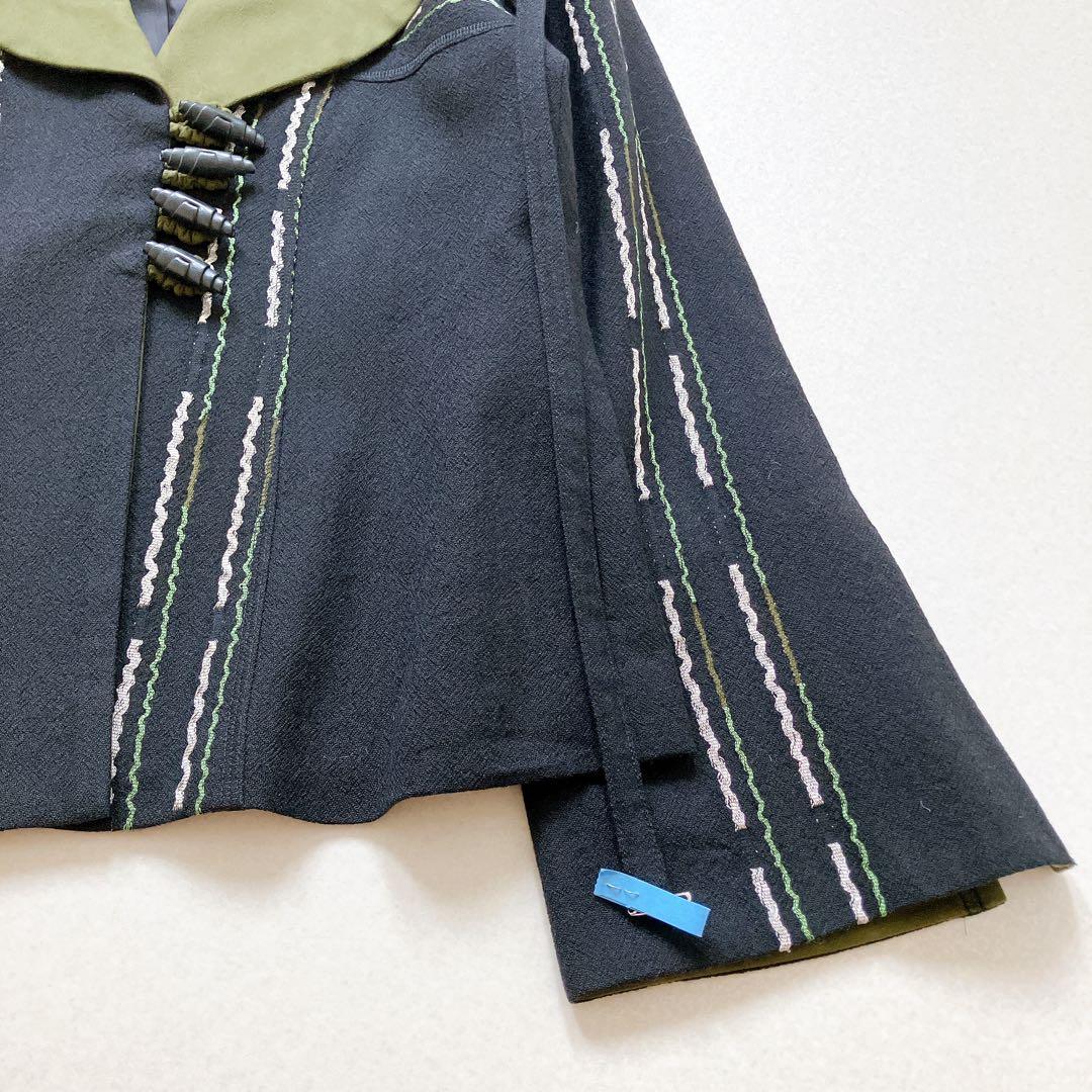 エイココンドウ　セットアップ　ジャケット　インナー　トップス　ウール　黒