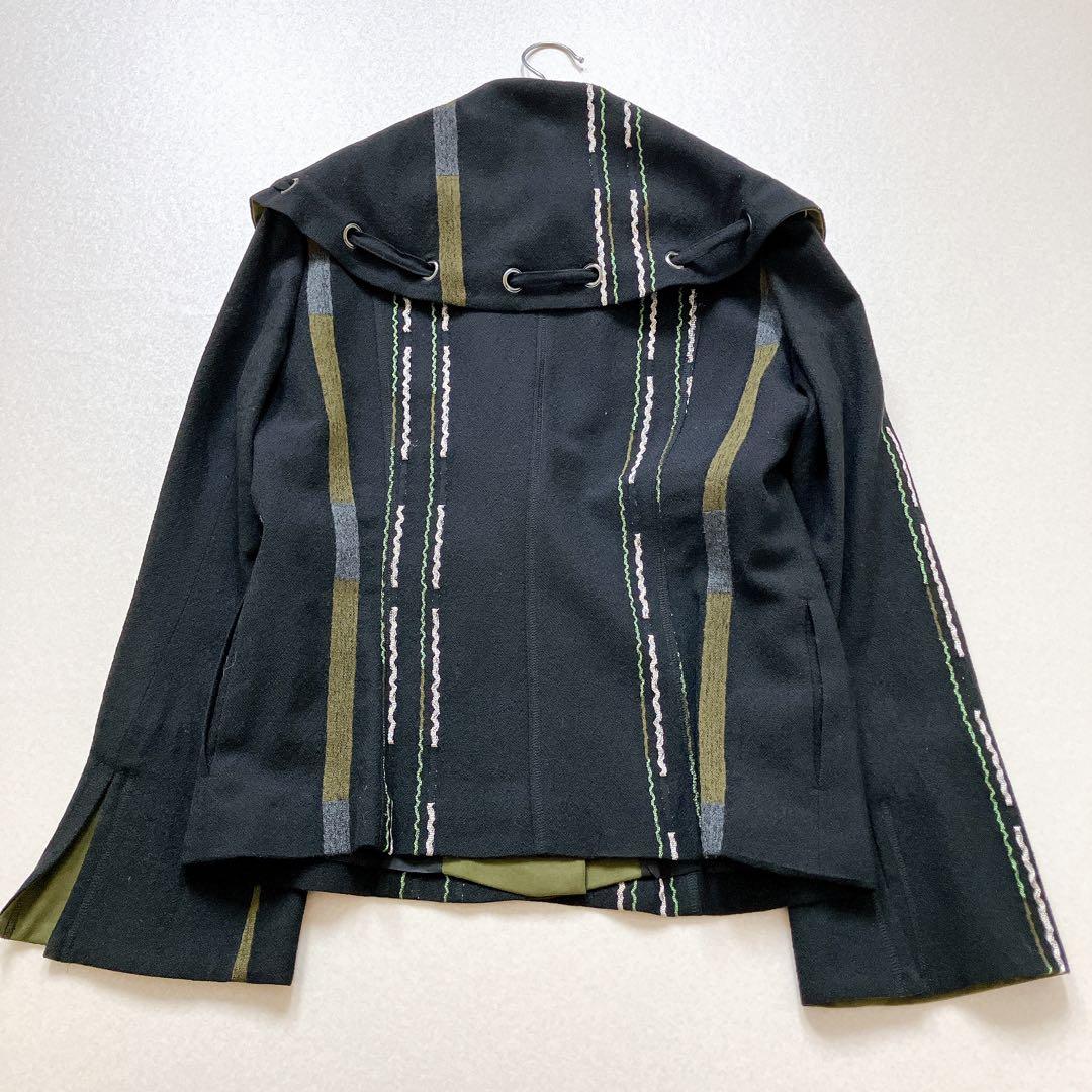 エイココンドウ　セットアップ　ジャケット　インナー　トップス　ウール　黒