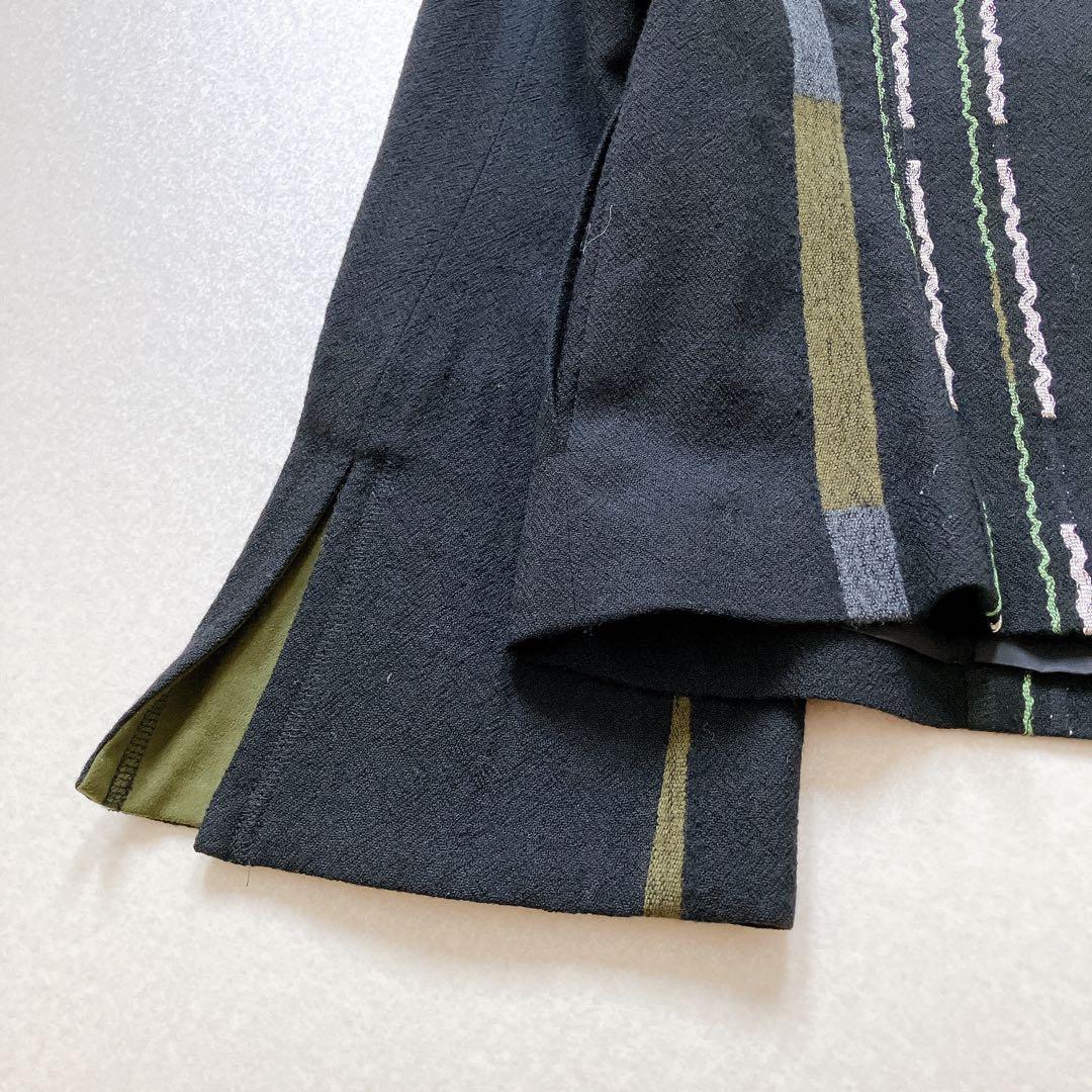 エイココンドウ　セットアップ　ジャケット　インナー　トップス　ウール　黒