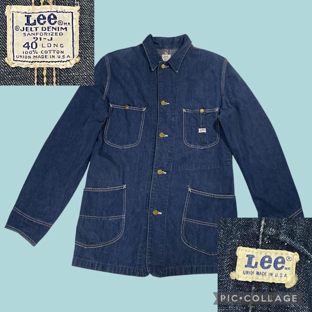 激レア 極美品 60s usa製 Lee 91-J デニム カバーオール 濃紺