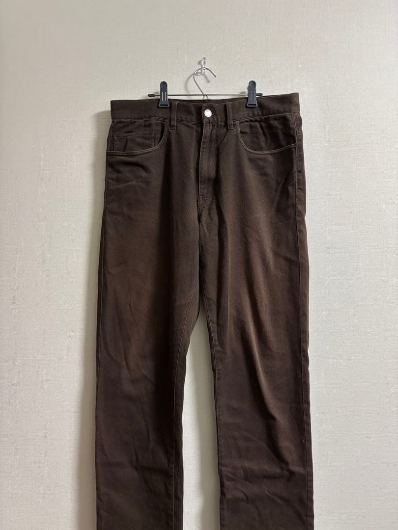 Supreme ブラウン ストレートデニム