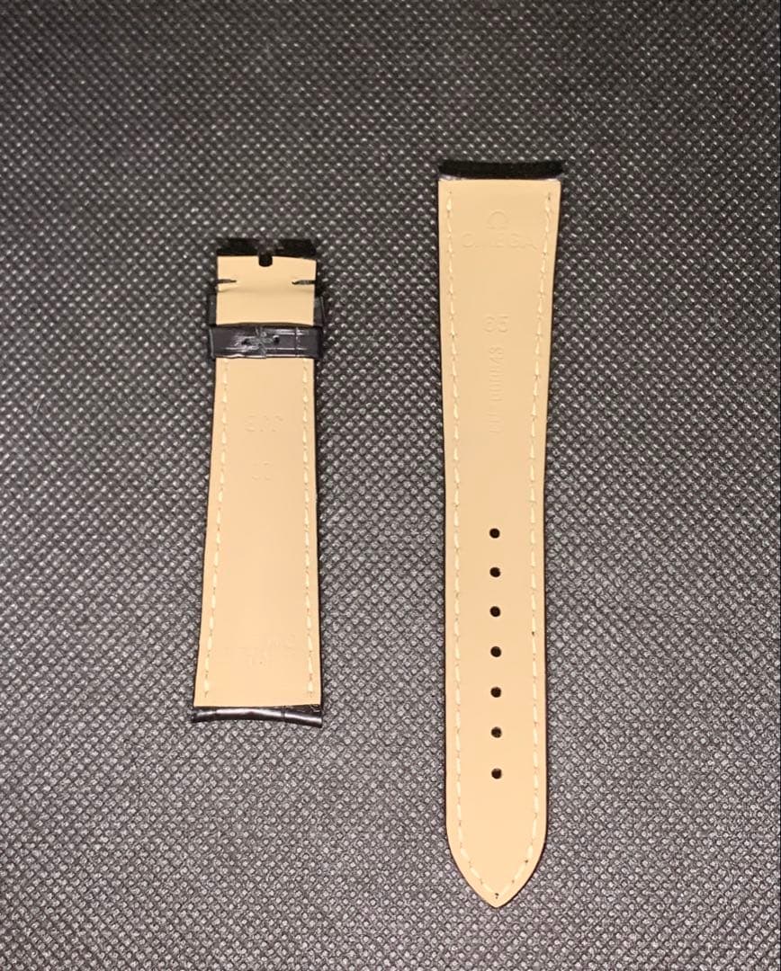 未使用 定価61600円 OMEGA 純正 アリゲーター オメガ20mm ベルト