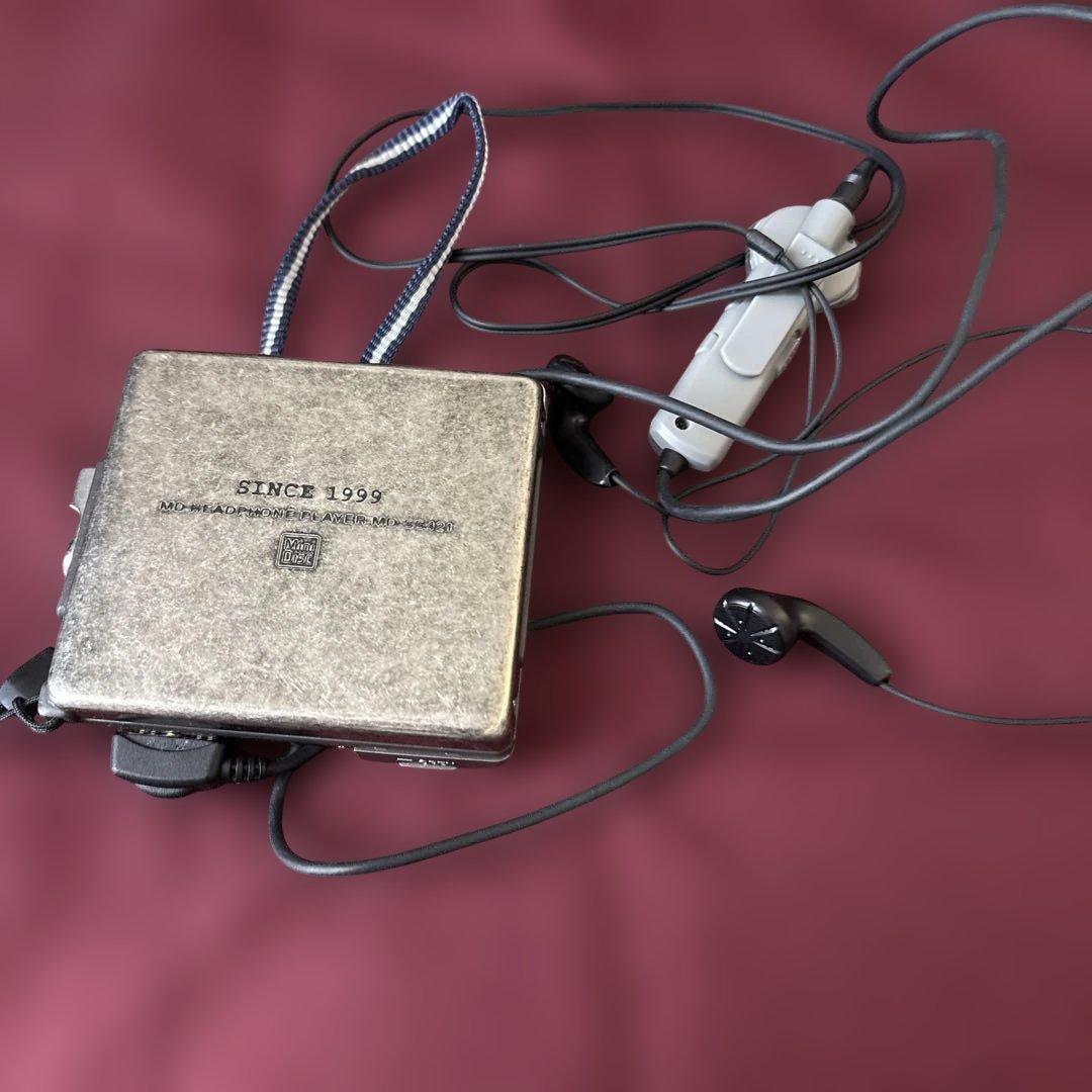 SHARP ポータブルMDプレーヤー MD-SS421-S