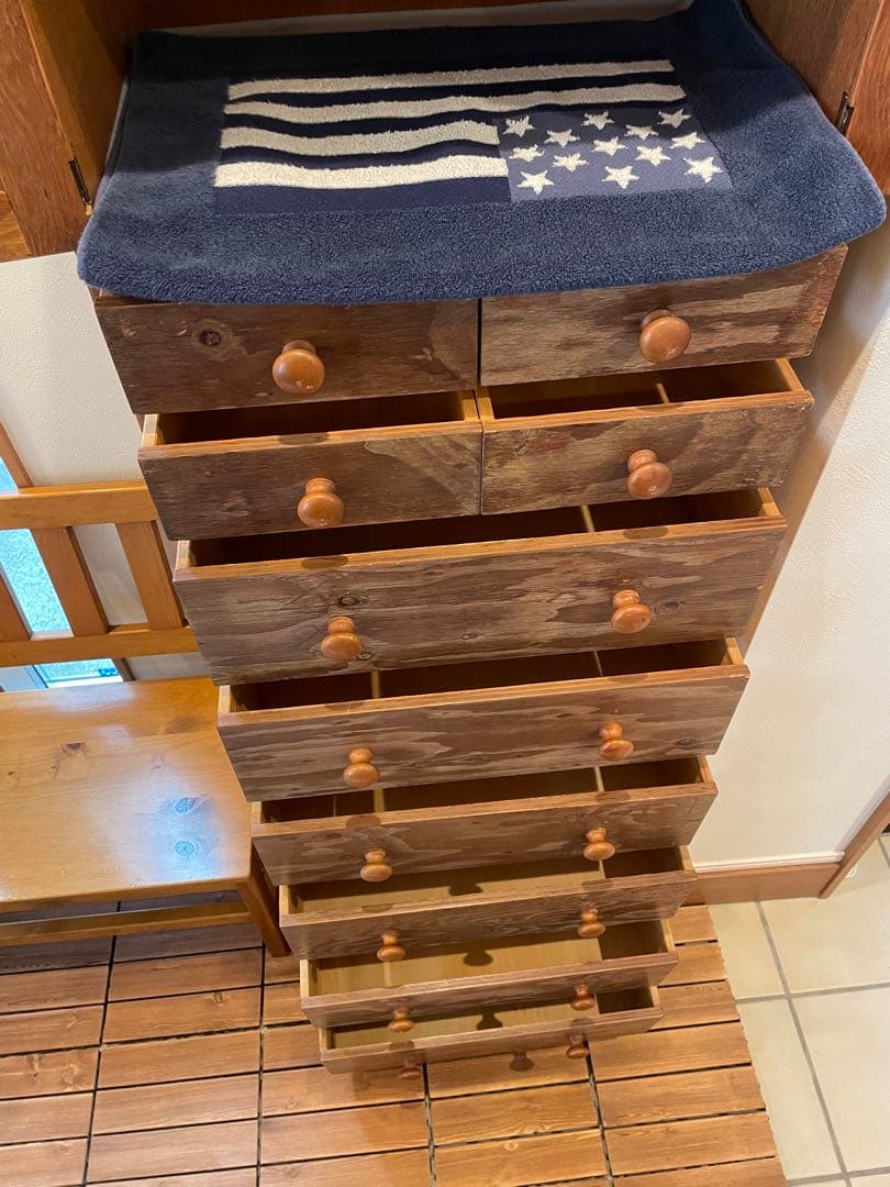 売り切り価格！アンファン家具　enfant アンファン カントリー　チェスト