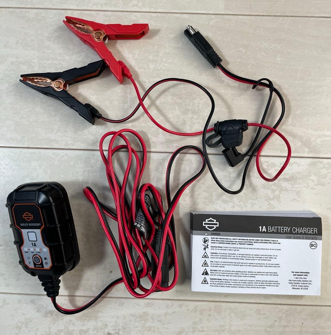 ハーレーダビッドソン　純正品　バッテリーチャージャー