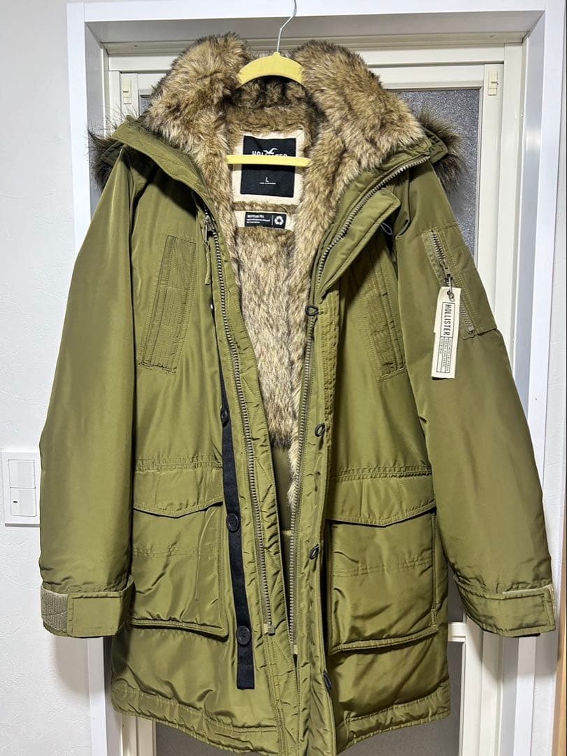ホリスター⭐︎Lサイズ⭐︎ファー付きモッズコート