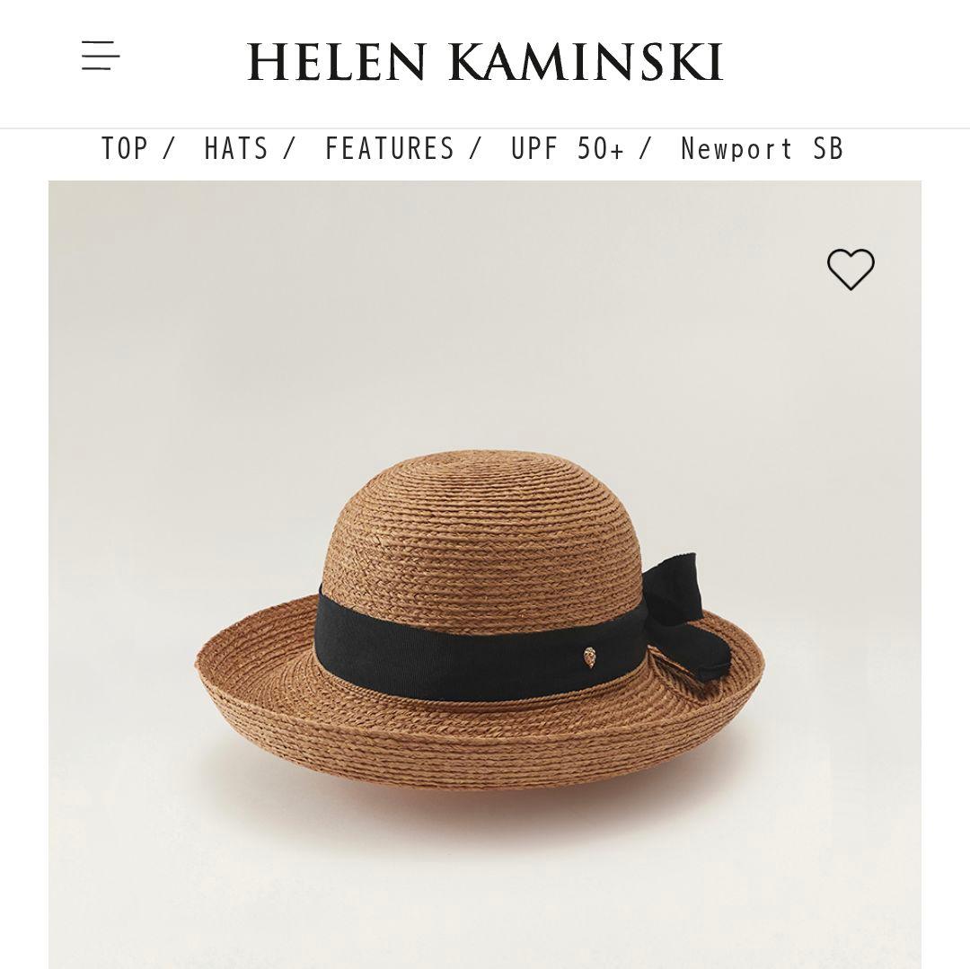 【美品】HELEN KAMINSKI Newport SB ラフィア ハット
