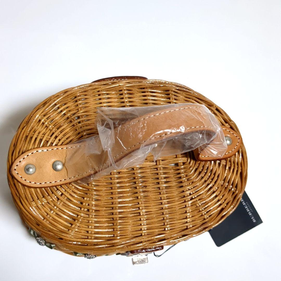 ✨新品未使用✨BURBERRY カゴバッグ バスケット 花 ターンロック