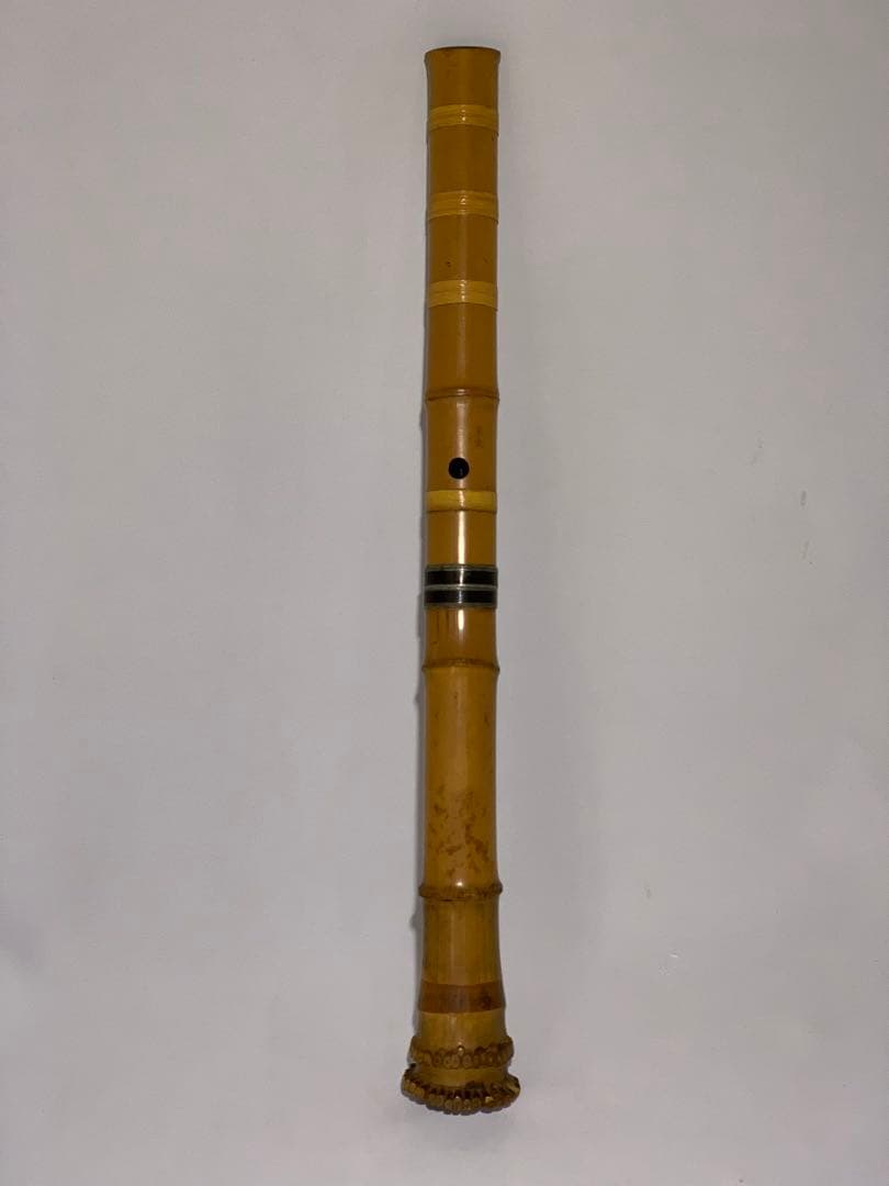 尺八　一尺八寸(約54cm)本体　在銘(香堂) 竹製　収納袋