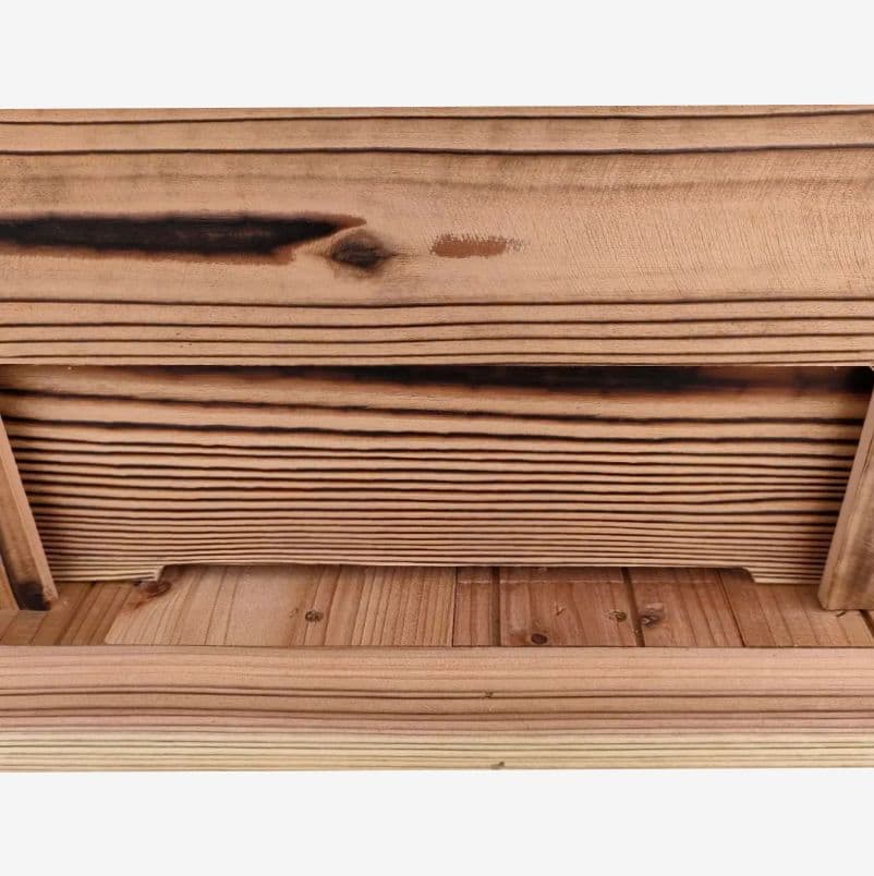 みつばち 巣箱 西洋ミツバチ 焼杉 蓋上防水板張り（10枚箱）