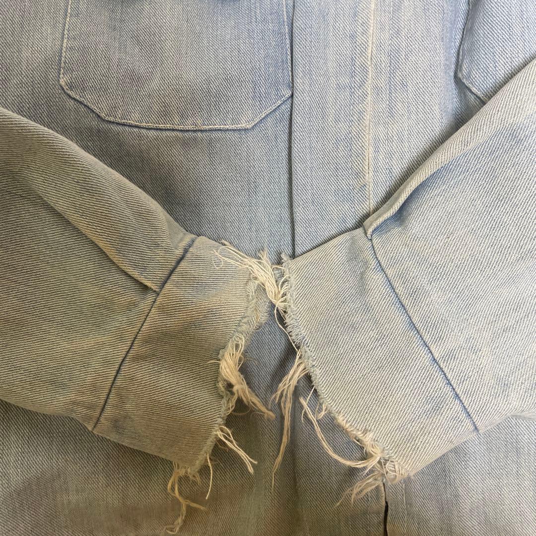 ジャケット・アウター 60's Denim Work Jacket \" Hand Print\"