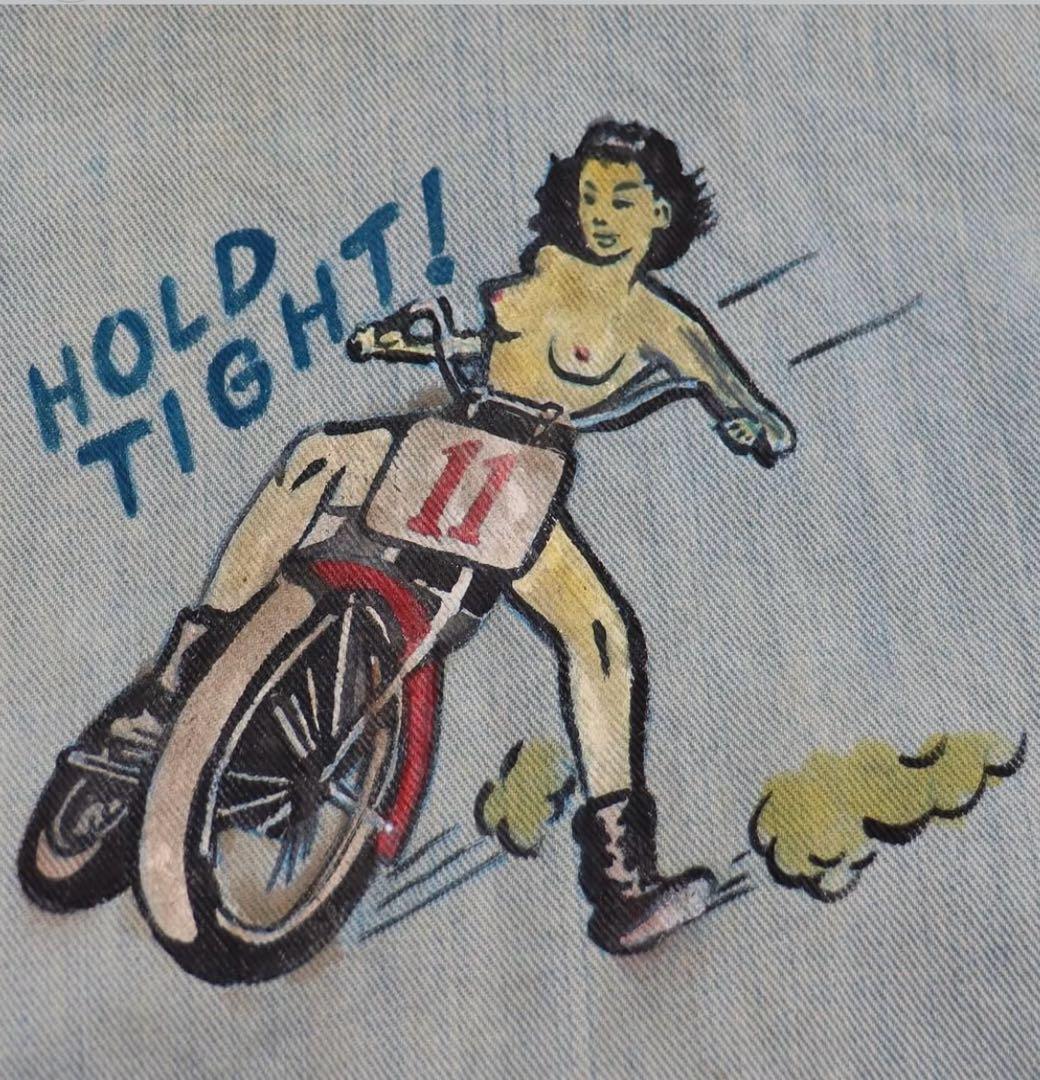 ジャケット・アウター 60's Denim Work Jacket \" Hand Print\"