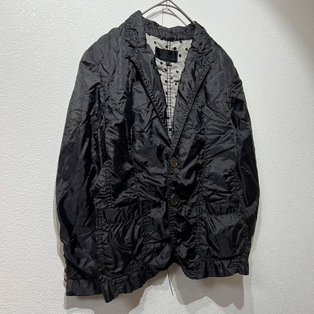 希少 15年製 トリココムデギャルソン 上質 テーラードジャケット シワ加工