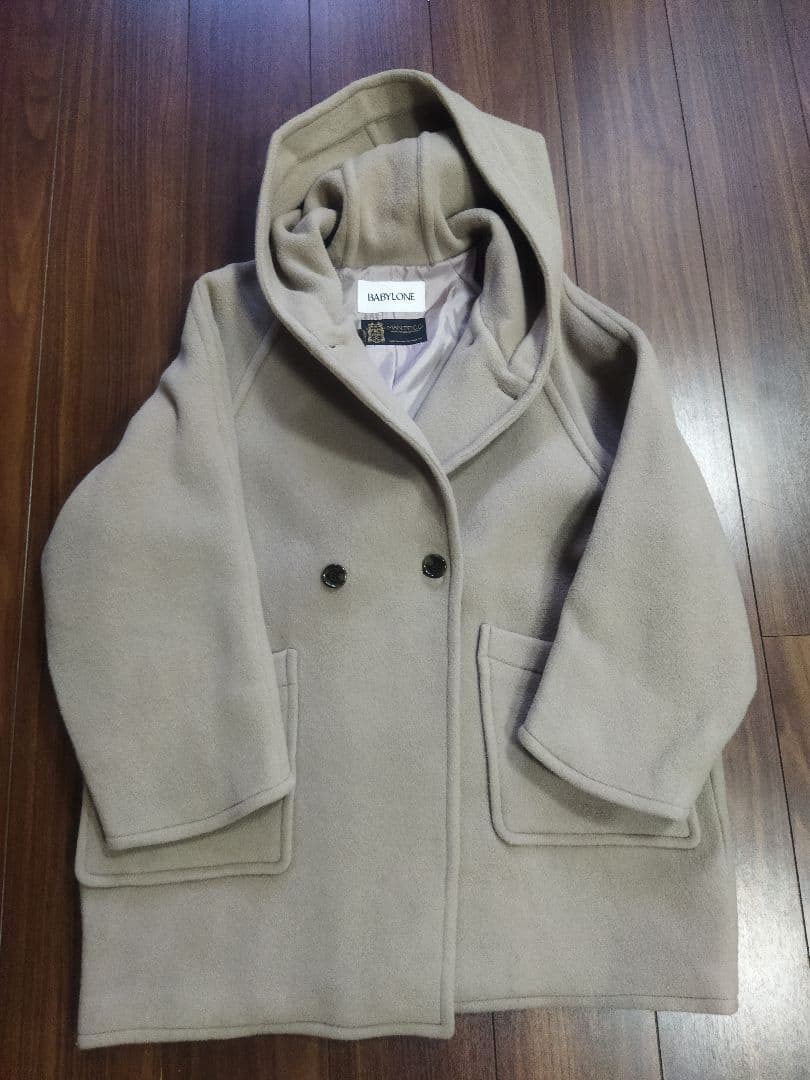 美品♪バビロン manteco社 イタリア ウールコート 38