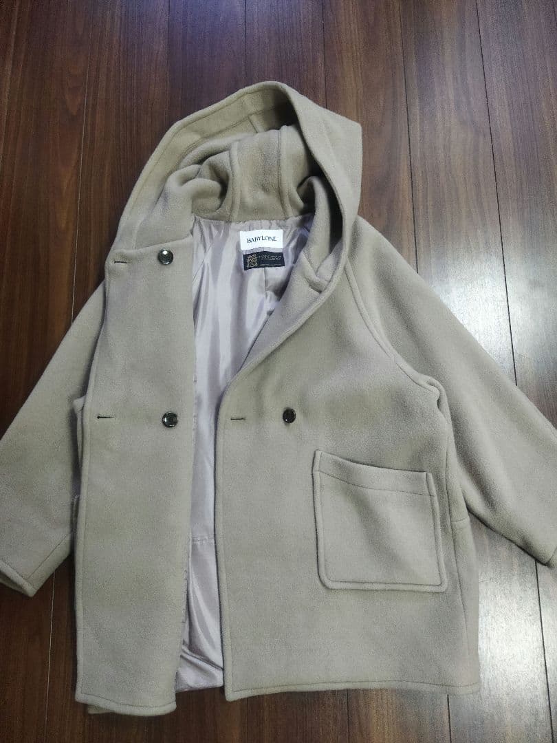 美品♪バビロン manteco社 イタリア ウールコート 38