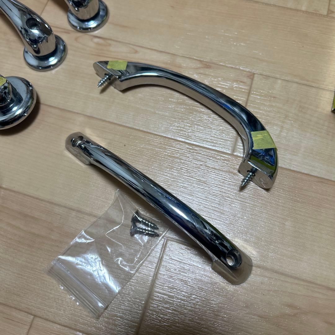 ローバーミニ　クロームドアハンドル 3点セット
