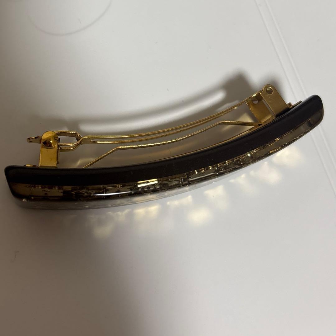 Louis Vuitton ヘアクリップ ブラック・ゴールド