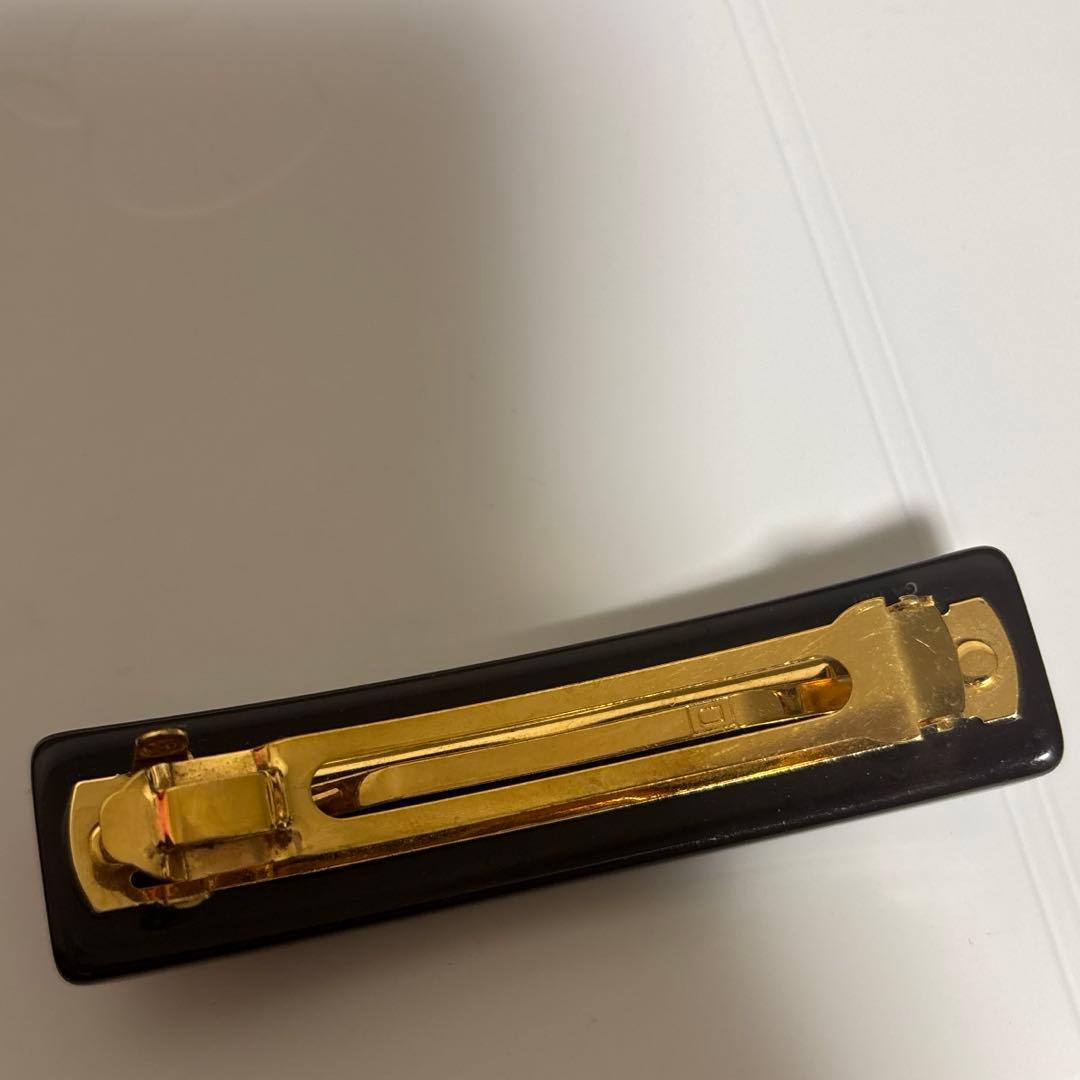 Louis Vuitton ヘアクリップ ブラック・ゴールド