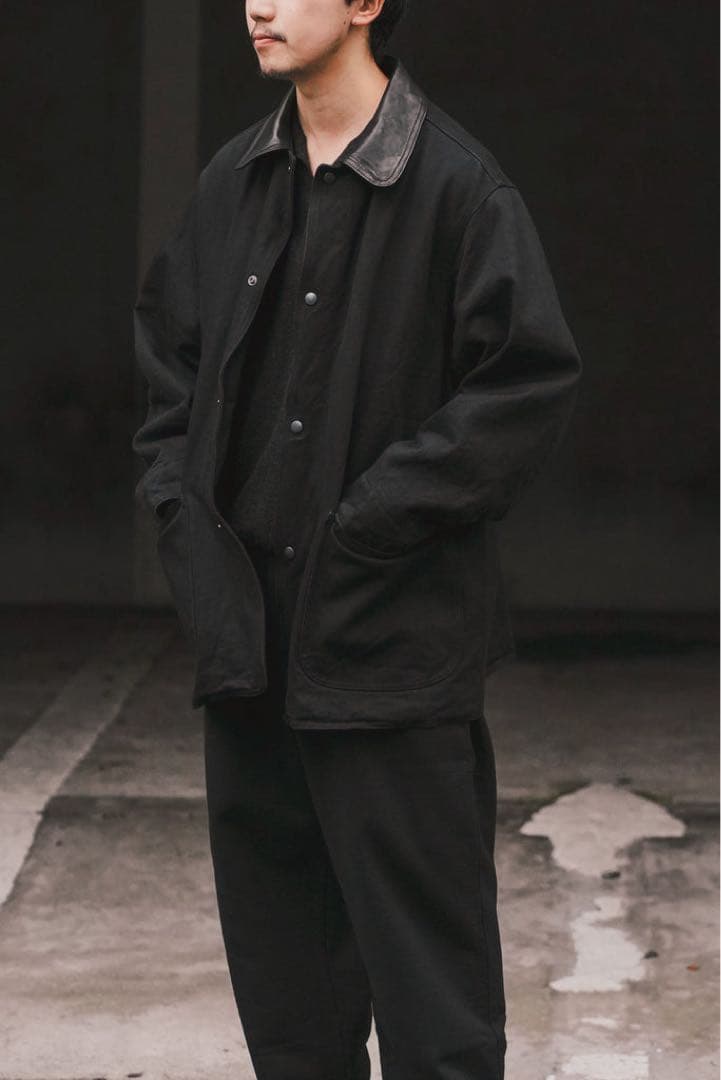 comoli デニムレザーワークジャケット サイズ3 24AW