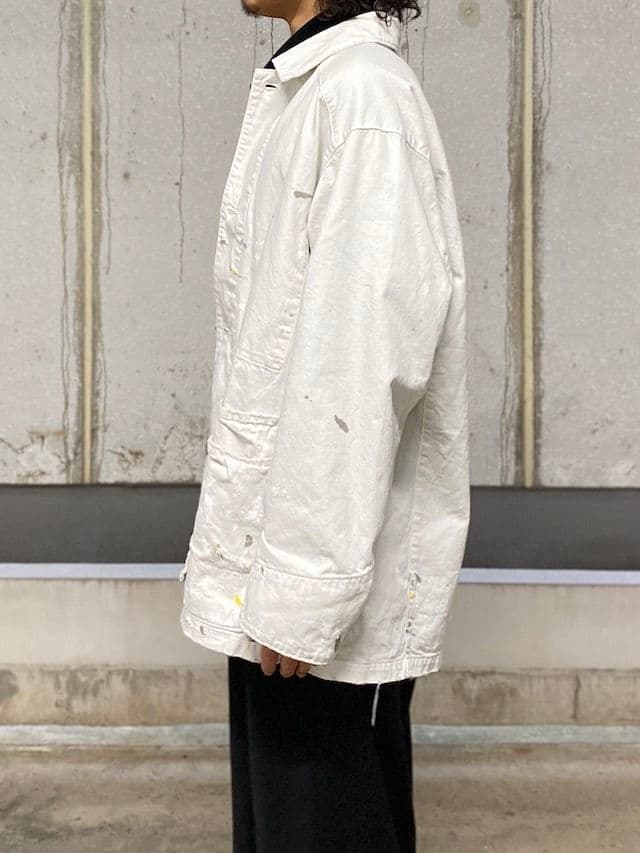 【ANCELLM】 DENIM COVERALL(WHITE)年末限定値下げ