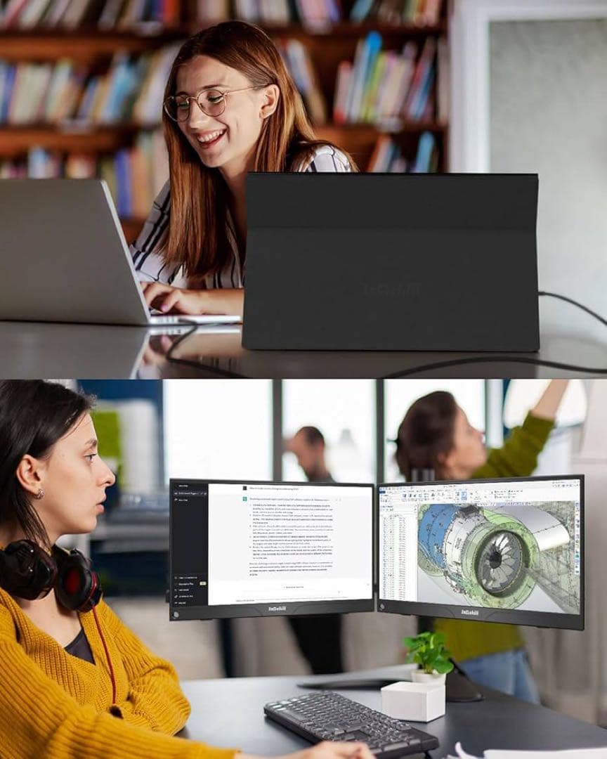 Intehill ポータブルモニター 15.6インチ　U15NB