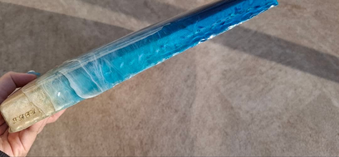 値下げ、エポキシオーシャンアート。立体アート、海アート